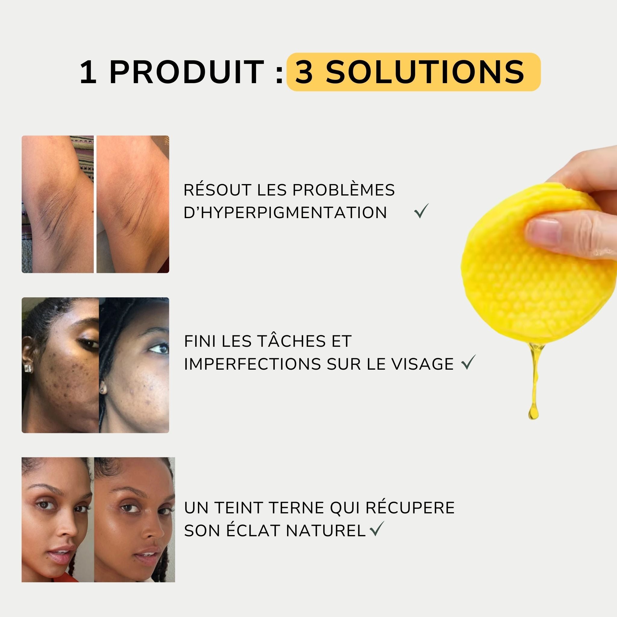 Pads Nettoyant Au Curcuma