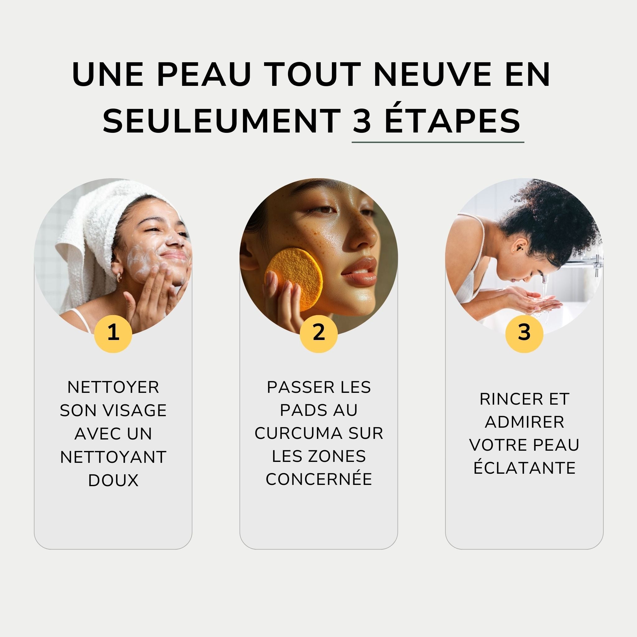 Pads Nettoyant Au Curcuma